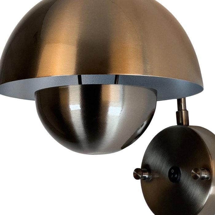 Opviq Lámpara de Pared de Metal Color Antigüedad Opviq Lámpara de Pared de Metal Color Antigüedad
